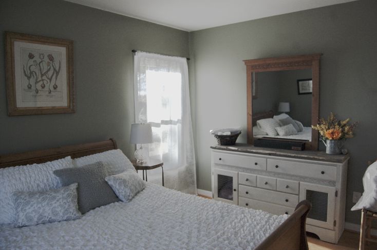 Bedroom one at House at Riner Ridge